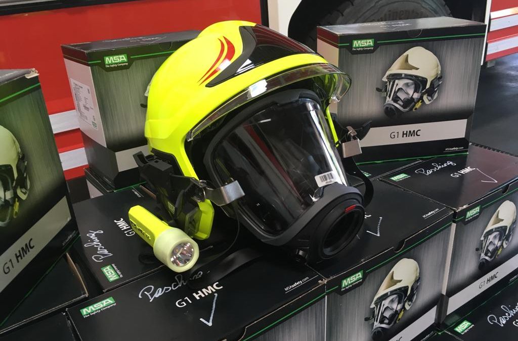 Neue Atemschutzmasken für Paschinger Feuerwehr!
